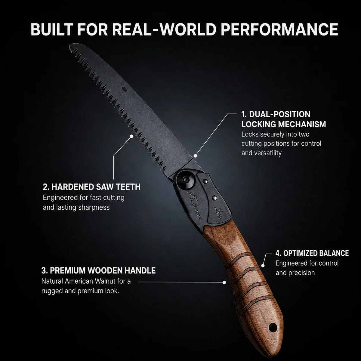 Apollo Folding Saw / Premium Outdoor Folding Saw